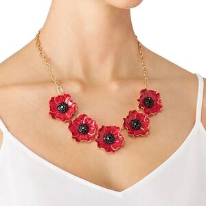 Kate Spade Precious Poppy Statement Necklace